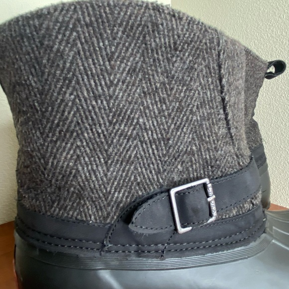 CHOOKA Step-In Duck Herringbone Boots, Women’s 9, Matte Black - Picture 13 of 13